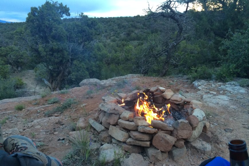 campfire-fire-ring-fruita-colorado-co-dinosaur-national-monument-camping-backpacking-hiking-backcountry